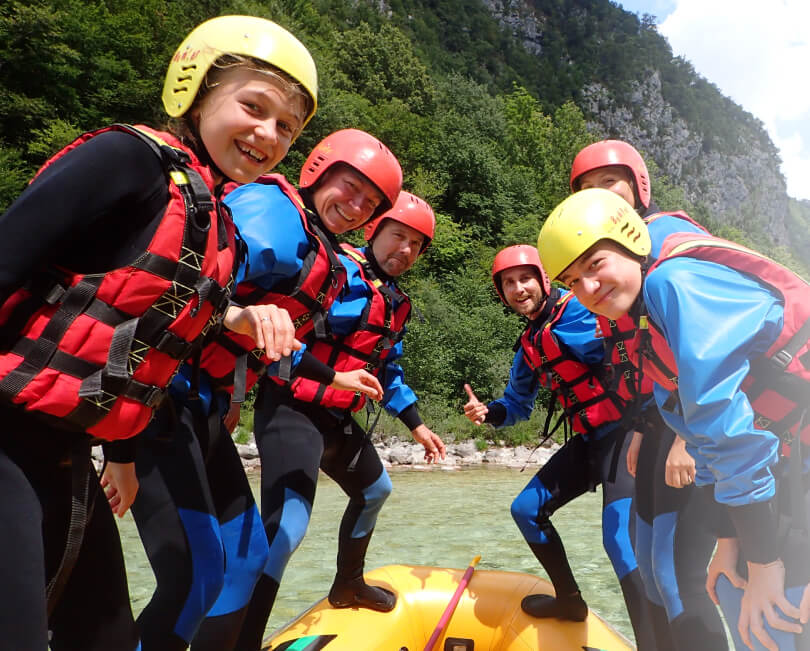 Vadvízi rafting Soča folyó, Bovec, Szlovénia