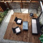 Szállás Bovec | Wild Soča House | Apartman No 7, fa terasz