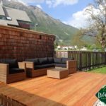 Szállás Bovec | Wild Soča House | Apartman No 5, fa terasz