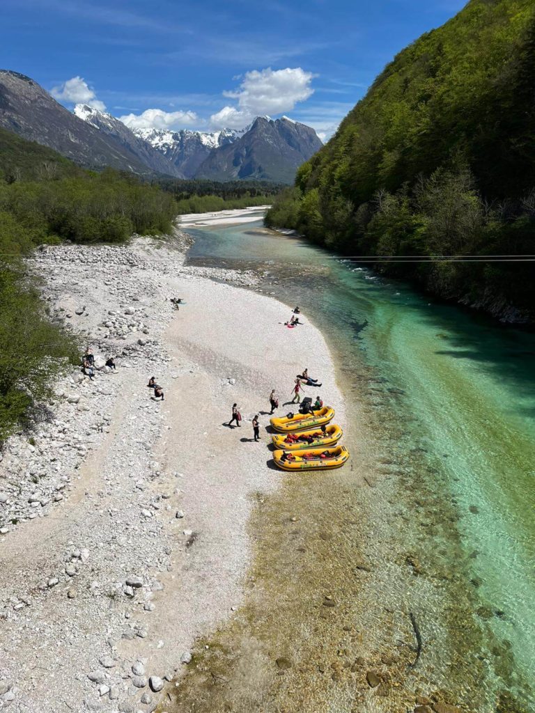 Rafting hétvége Bovecben, pihenő lélegzetelállító környezetben.